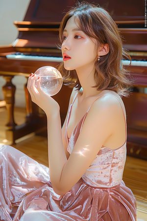 自然泳衣风格写真