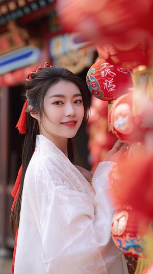 被牵扯的环饰女性服从者