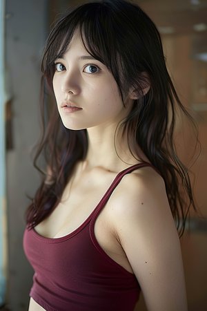 穿瑜伽露B的少妇
